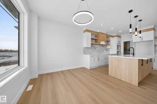 459 Crystal Creek Link, Leduc, AB - Indoor Photo Showing Kitchen