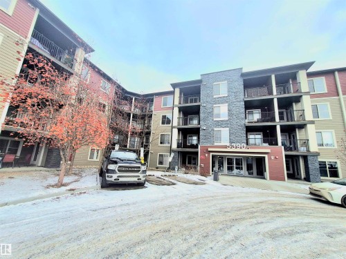 203 5390 Chappelle Road Sw, Edmonton, AB - Outdoor With Balcony With Facade