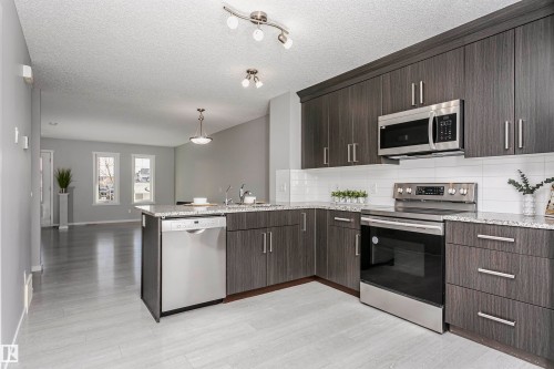 291 Edgemont Road, Edmonton, AB - Indoor Photo Showing Kitchen With Upgraded Kitchen