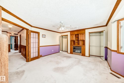 1720 Bearspaw Drive E, Edmonton, AB - Indoor Photo Showing Other Room With Fireplace