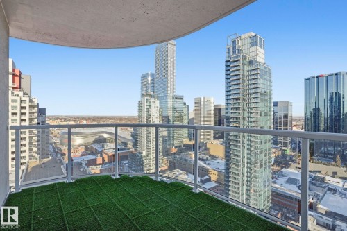 2702 10152 104 Street, Edmonton, AB - Outdoor With Balcony
