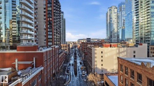 2702 10152 104 Street, Edmonton, AB - Outdoor With Balcony With Facade
