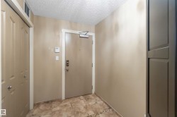 Doorway with a textured ceiling - 