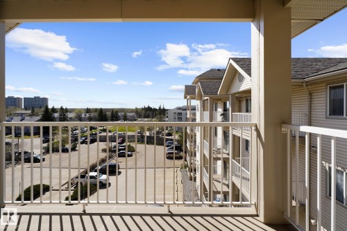 View of balcony - 502 7511 171 Street Nw, Edmonton, AB - Outdoor With Balcony With Exterior