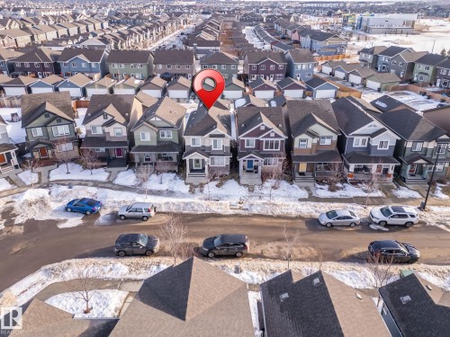 Aerial view of residential area - 3221 Cherry Cres Sw, Edmonton, AB - Outdoor With Facade