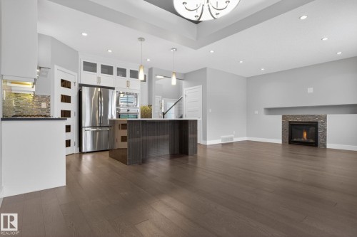 3964 Claxton Loop, Edmonton, AB - Indoor With Fireplace