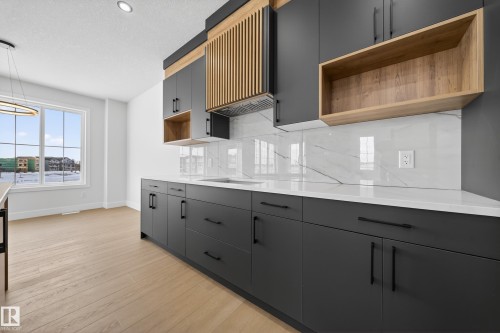 437 Crystal Creek Link, Leduc, AB - Indoor Photo Showing Kitchen