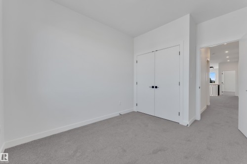 Unfurnished bedroom featuring carpet flooring, a closet, and recessed lighting - 38 Grayson Green, Stony Plain, AB - Indoor Photo Showing Other Room