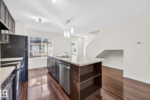 10 4825 Terwillegar Common, Edmonton, AB - Indoor Photo Showing Kitchen With Double Sink With Upgraded Kitchen