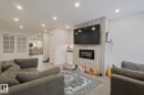 10103 172 Avenue, Edmonton, AB  - Indoor Photo Showing Living Room With Fireplace 