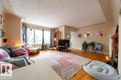 11235 Groat Road, Edmonton, AB - Indoor Photo Showing Living Room
