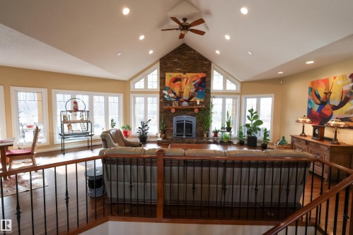 #14 52001 Rge Road 275, Rural Parkland County, AB - Indoor With Fireplace