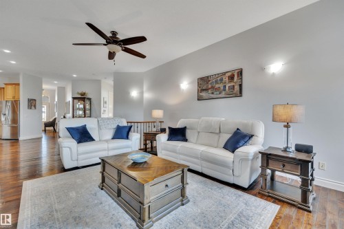 99 Shores Drive, Leduc, AB - Indoor Photo Showing Living Room