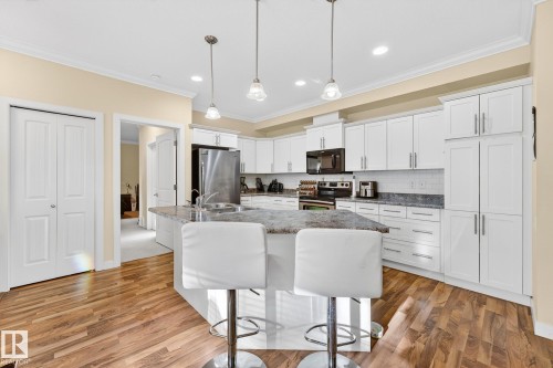 58 7293 South Terwillegar Drive, Edmonton, AB - Indoor Photo Showing Kitchen With Upgraded Kitchen