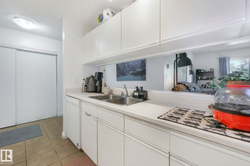309 10636 120 Street, Edmonton, AB - Indoor Photo Showing Kitchen With Double Sink