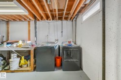 Basement with washer and dryer - 
