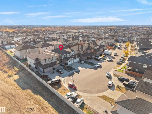 Aerial view of residential area - 207 41 Avenue, Edmonton, AB - Outdoor With View