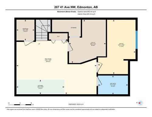 View of home floor plan - 207 41 Avenue, Edmonton, AB - Other