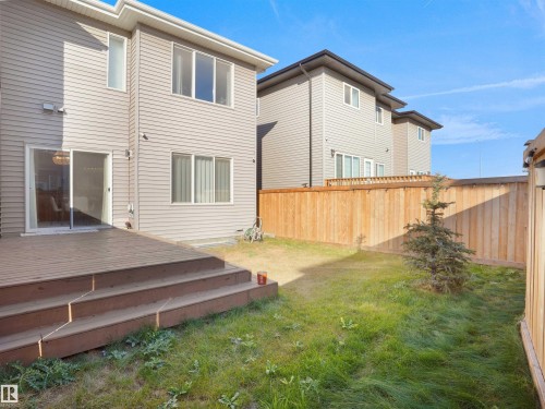 Back of property featuring a fenced backyard and a wooden deck - 207 41 Avenue, Edmonton, AB - Outdoor With Exterior