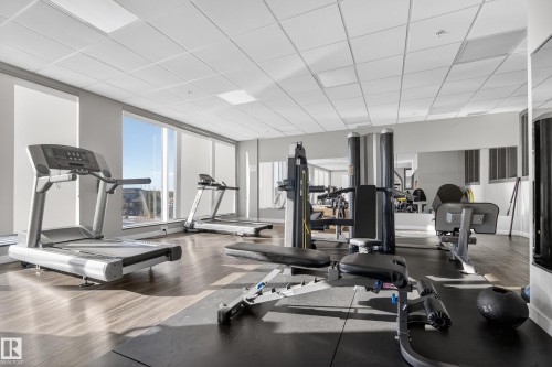 201 5151 Windermere Boulevard, Edmonton, AB - Indoor Photo Showing Gym Room