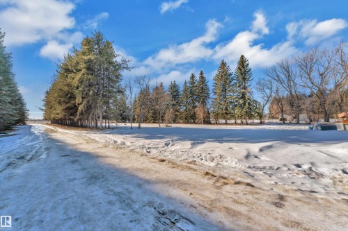 View of snowy yard - 20920 9 Avenue, Edmonton, AB - Outdoor With View
