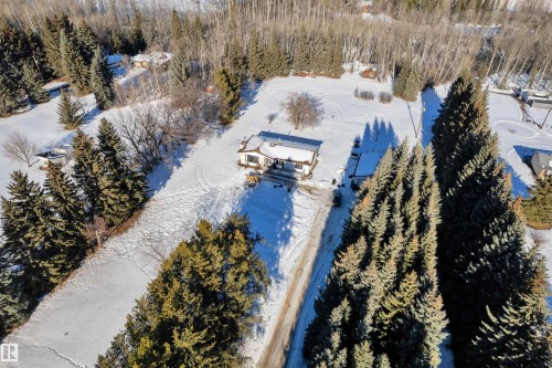 View of snowy aerial view - 20920 9 Avenue, Edmonton, AB - Outdoor With View