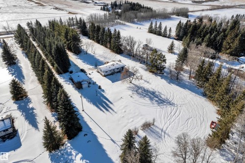 View of snowy aerial view - 20920 9 Avenue, Edmonton, AB - Outdoor With View
