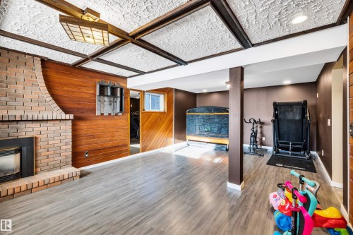 8612 33 Avenue Nw, Edmonton, AB - Indoor With Fireplace