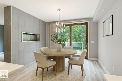 5410 110 Street, Edmonton, AB - Indoor Photo Showing Dining Room