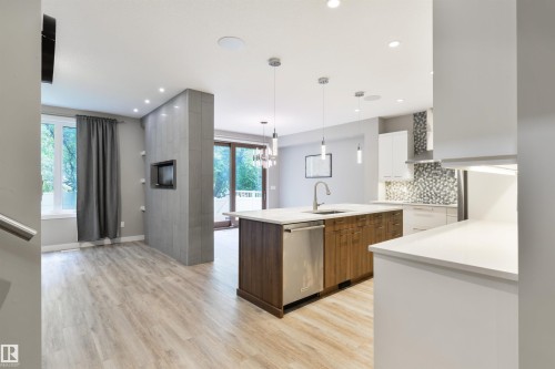 5410 110 Street, Edmonton, AB - Indoor Photo Showing Kitchen With Upgraded Kitchen