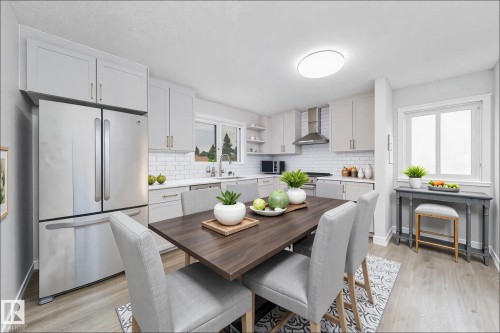 7115 12 Avenue, Edmonton, AB - Indoor Photo Showing Dining Room