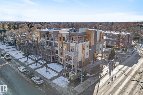 View of apartment building / complex - 104 8515 99 Street, Edmonton, AB - Outdoor With View