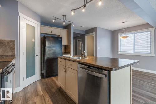 1119 37B Avenue, Edmonton, AB - Indoor Photo Showing Kitchen With Double Sink