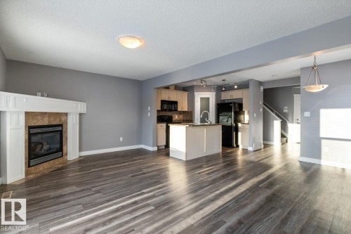 1119 37B Avenue, Edmonton, AB - Indoor With Fireplace