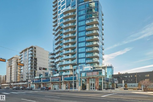 502 11969 Jasper Avenue, Edmonton, AB - Outdoor With Balcony With Facade