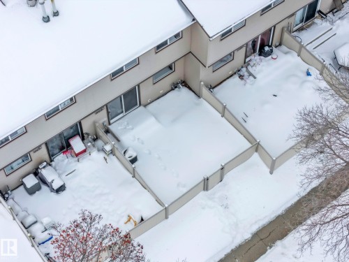 View of snowy aerial view - 1281 Hooke Road, Edmonton, AB - Outdoor