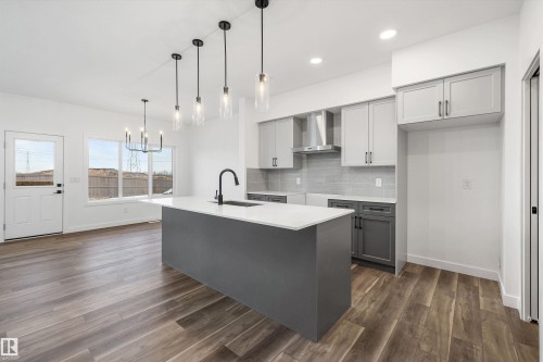 19308 29 Avenue, Edmonton, AB - Indoor Photo Showing Kitchen With Upgraded Kitchen