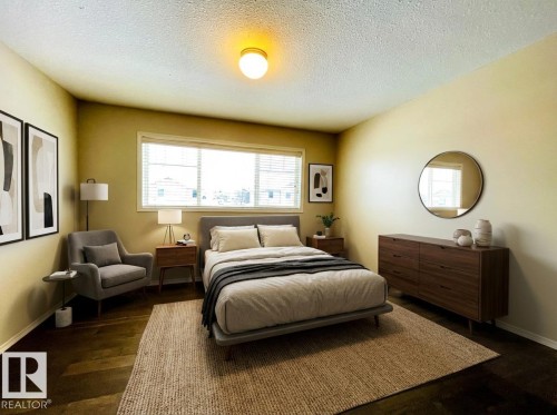 Virtually staged. - 78 230 Edwards Drive, Edmonton, AB - Indoor Photo Showing Bedroom