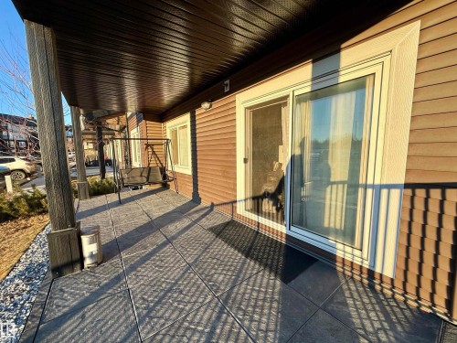 137 148 Ebbers Boulevard, Edmonton, AB - Outdoor With Deck Patio Veranda With Exterior