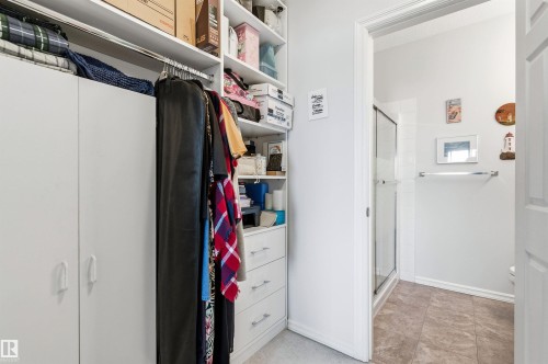 View of walk in closet - 313 263 Macewan Road, Edmonton, AB - Indoor With Storage