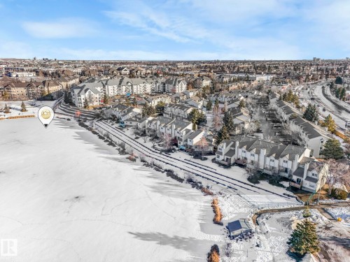 Aerial perspective of suburban area - 61 9520 174 Street, Edmonton, AB - Outdoor With View