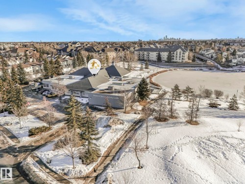 View of snowy aerial view - 61 9520 174 Street, Edmonton, AB - Outdoor With View