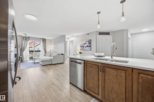310 17407 99 Avenue, Edmonton, AB - Indoor Photo Showing Kitchen With Stainless Steel Kitchen With Double Sink