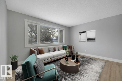 4122 46 Street, Leduc, AB - Indoor Photo Showing Living Room