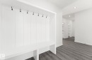 Mudroom featuring recessed lighting and dark wood-style flooring - 3 Pierwyck Loop, Spruce Grove, AB  - Indoor Photo Showing Other Room 