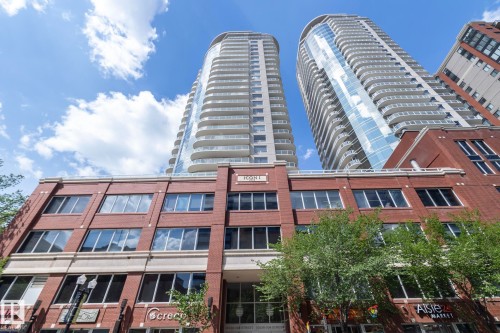 View of apartment building / complex - 1004 10136 104 Street, Edmonton, AB - Outdoor With Facade