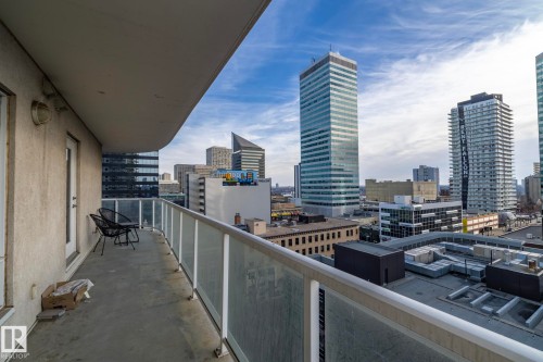 Balcony featuring a view of city - 1004 10136 104 Street, Edmonton, AB - Outdoor