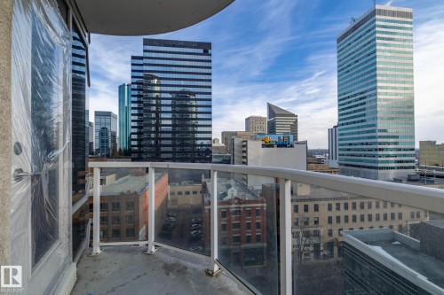 Balcony with a city view - 1004 10136 104 Street, Edmonton, AB - Outdoor