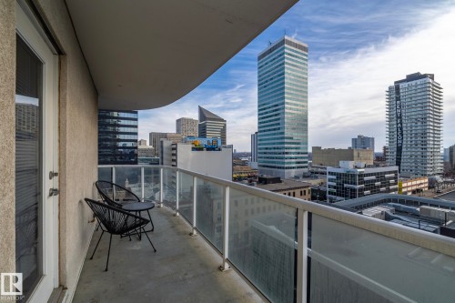 Balcony featuring a view of city - 1004 10136 104 Street, Edmonton, AB - Outdoor