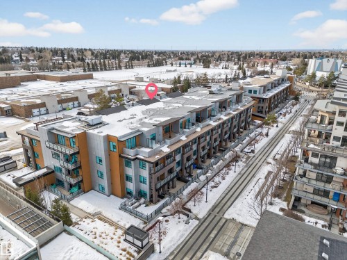 View of snowy aerial view - 416 61 Festival Way, Sherwood Park, AB - Outdoor With View
